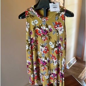 Agnes & Dora Tiered Tunic L 12-14 Floral